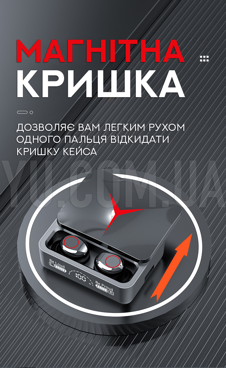 Навушники вкладиші бездротові TWS M90 Навушники вкладиші бездротові TWS M90